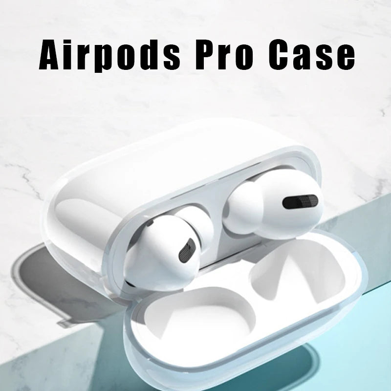 TPU Transparent Earphone Case for AirPods 1/2/3 Pro Gen Cover Case Earmuffs Anti-Scratch AirPods Protective Case